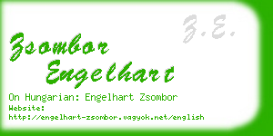 zsombor engelhart business card